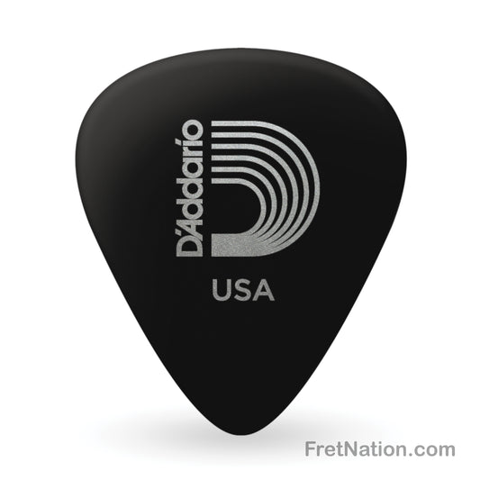 D'Addario D'Addario Black Celluloid Guitar Picks, 25 pack, Heavy - 1CBK6-25