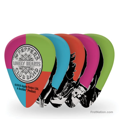 D'Addario D'Addario The Beatles Sgt. Pepper's Lonely Hearts Club Band 50th Anniversary Guitar Picks 10-pack Light - 1CWH2-10B6