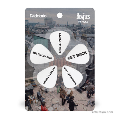 D'Addario D'Addario The Beatles Get Back Guitar Picks 10-pack Thin - 1CWH2-10B8