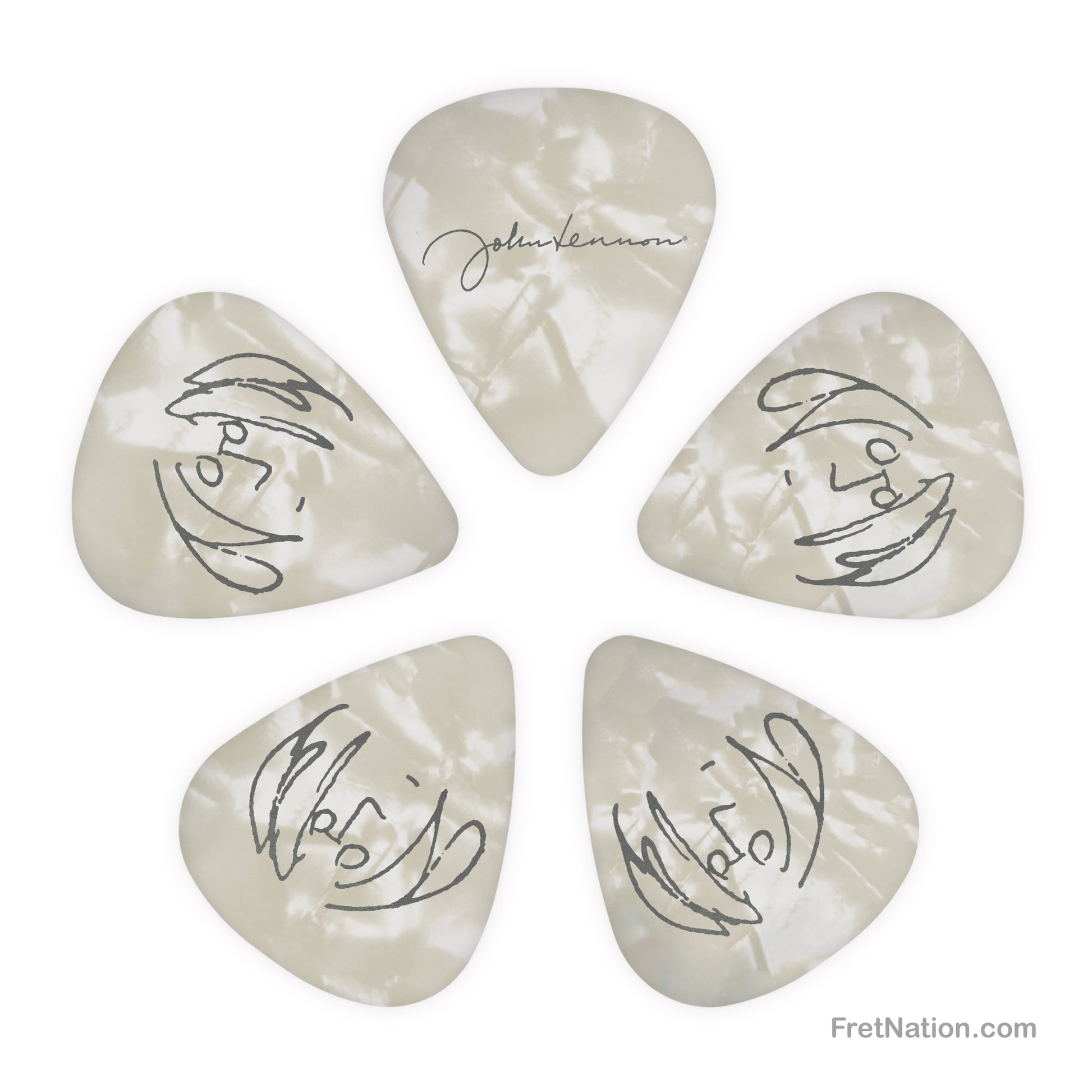 D'Addario D'Addario John Lennon Signature .70mm Guitar Picks 10-pack Medium - 1CWH4-01JL