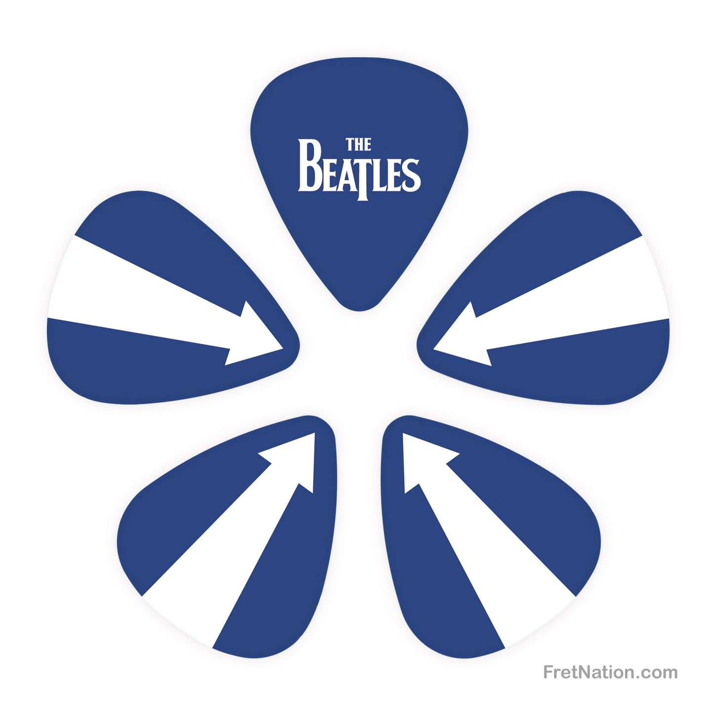 D'Addario D'Addario The Beatles 1964 Tour Ed Sullivan Stage .70mm Guitar Picks 10-pack Medium - 1CWH4-10B10