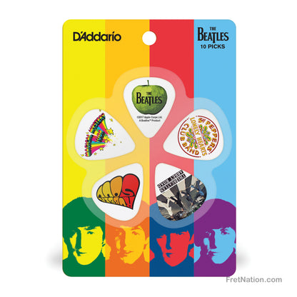 D'Addario D'Addario The Beatles Classic Albums Guitar Picks 10-pack Medium - 1CWH4-10B3