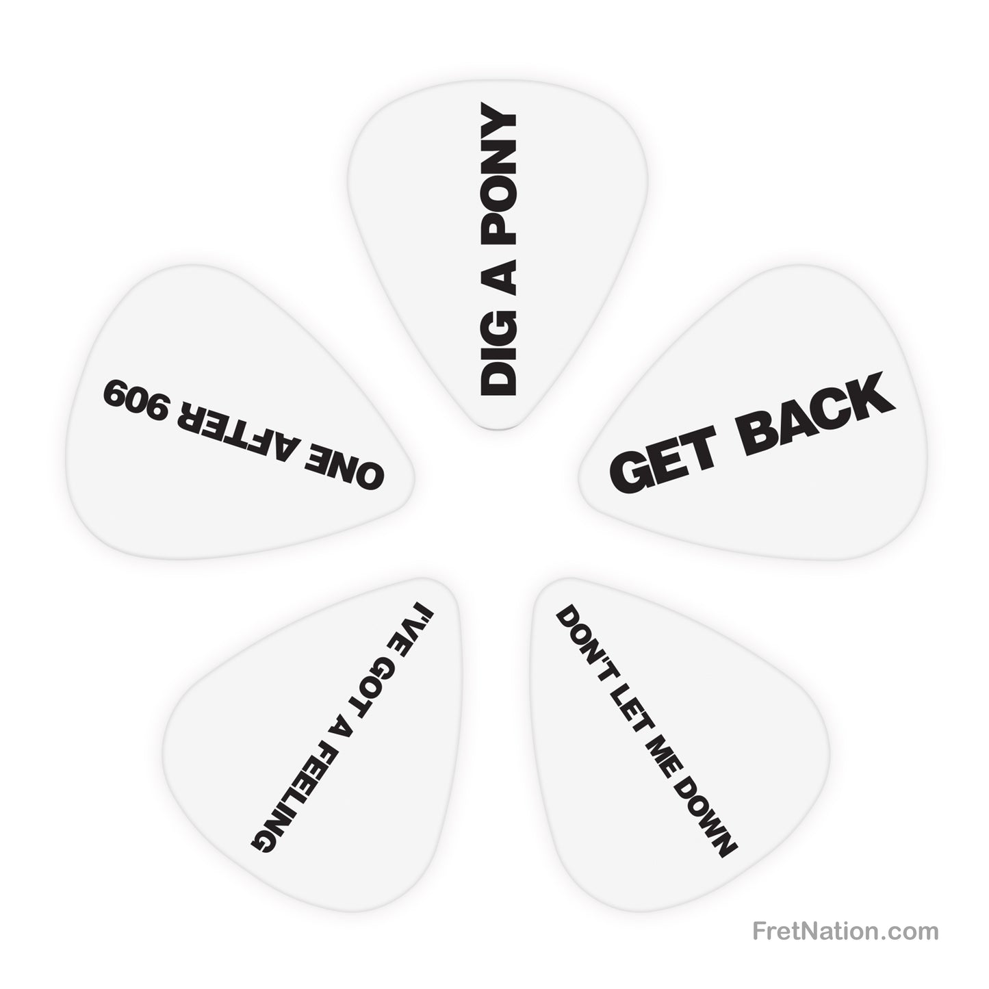 D'Addario D'Addario The Beatles Get Back Guitar Picks 10-pack Medium - 1CWH4-10B8
