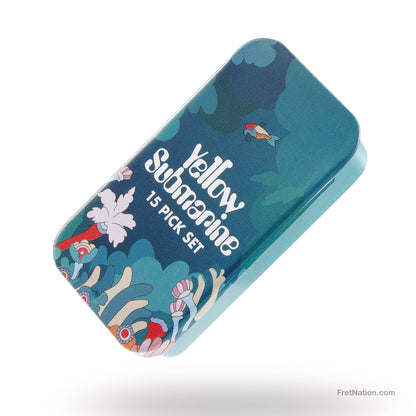 D'Addario D'Addario Beatles Yellow Submarine 55th Anniversary Guitar Picks Under the Sea 15-pack Medium - 1CWH4-10B9