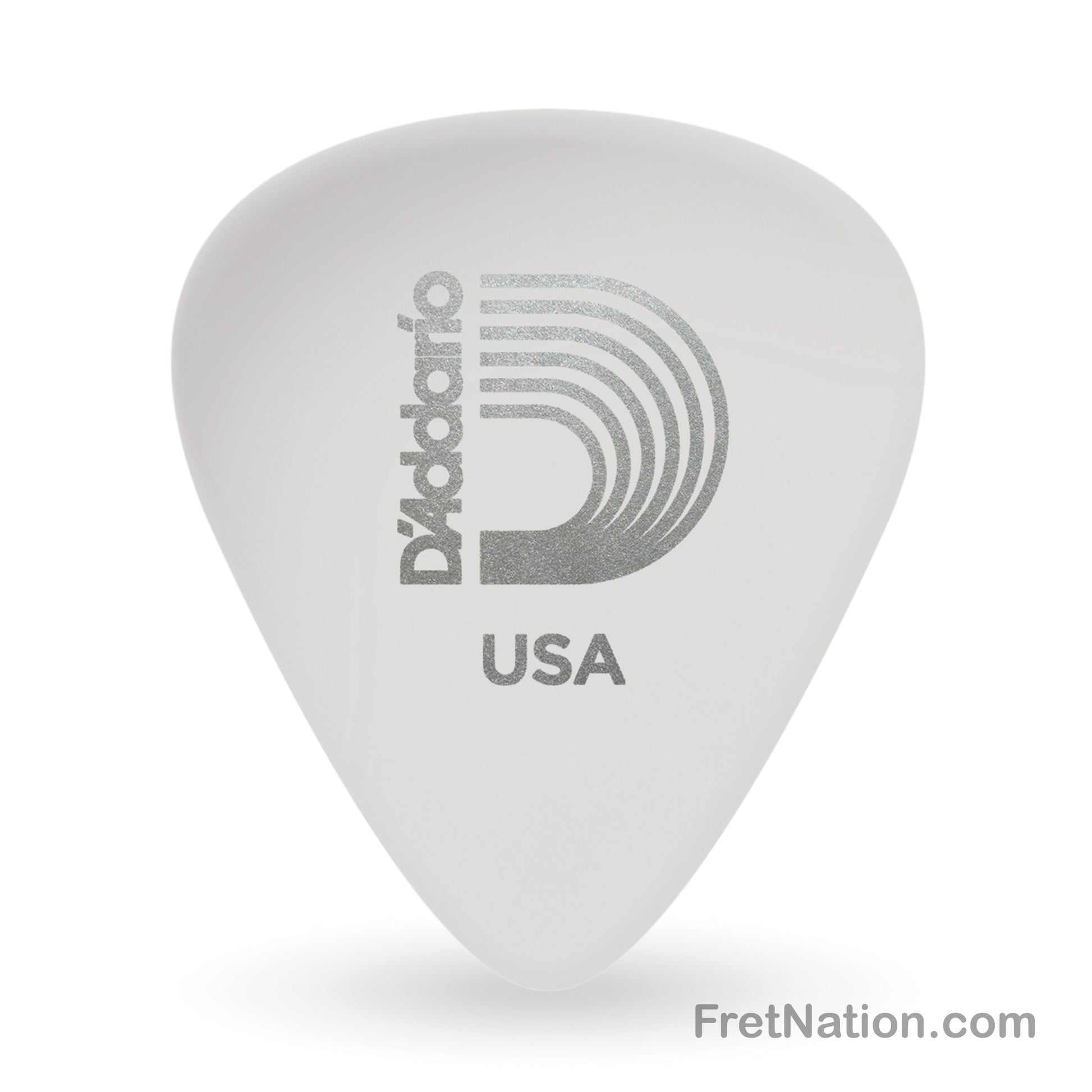 D'Addario D'Addario Classic White Celluloid Guitar Picks, 10 pack, Heavy - 1CWH6-10