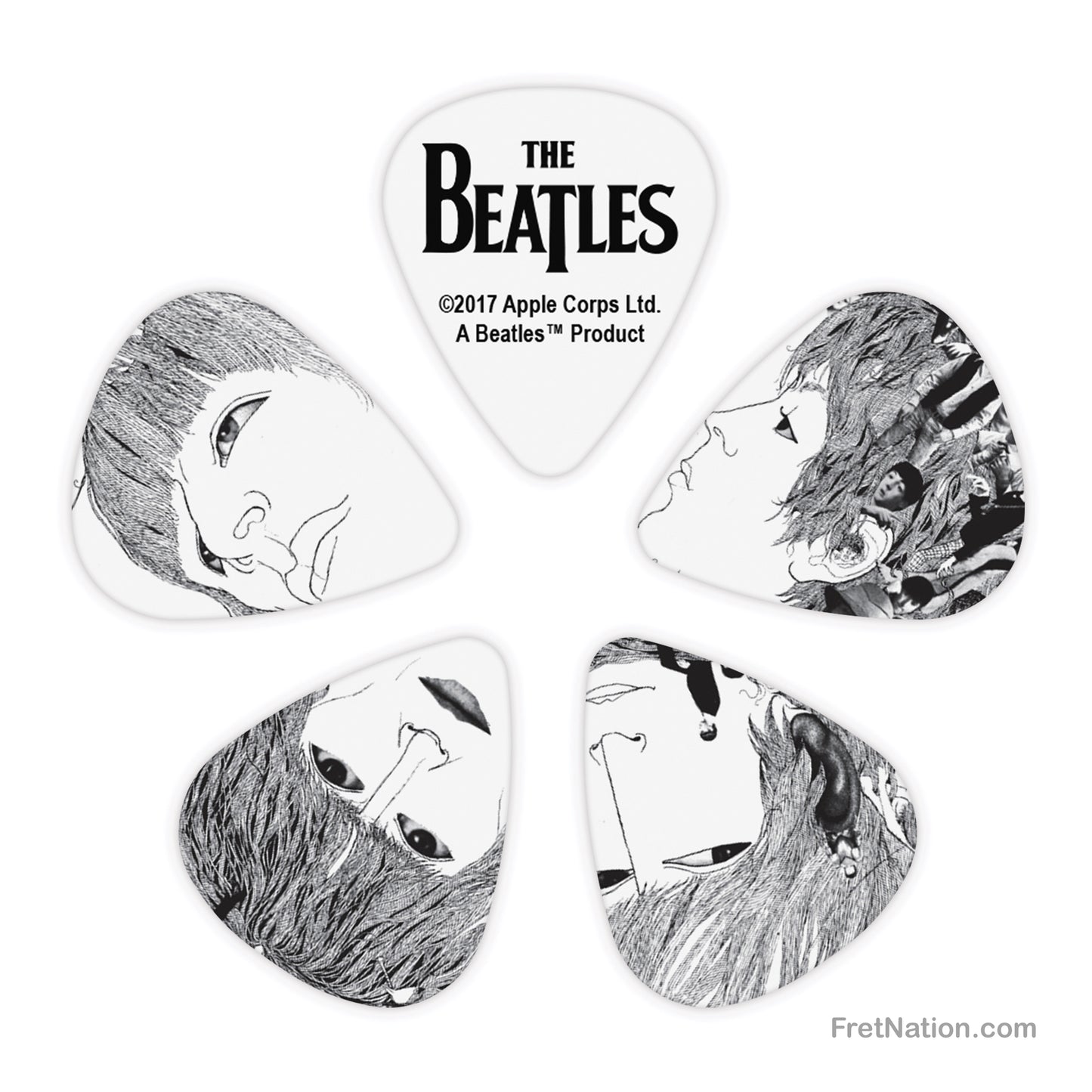 D'Addario D'Addario The Beatles Revolver Guitar Picks 10-pack Heavy - 1CWH6-10B1