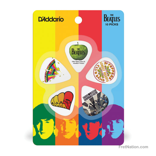 D'Addario D'Addario The Beatles Classic Albums Guitar Picks 10-pack Heavy - 1CWH6-10B3