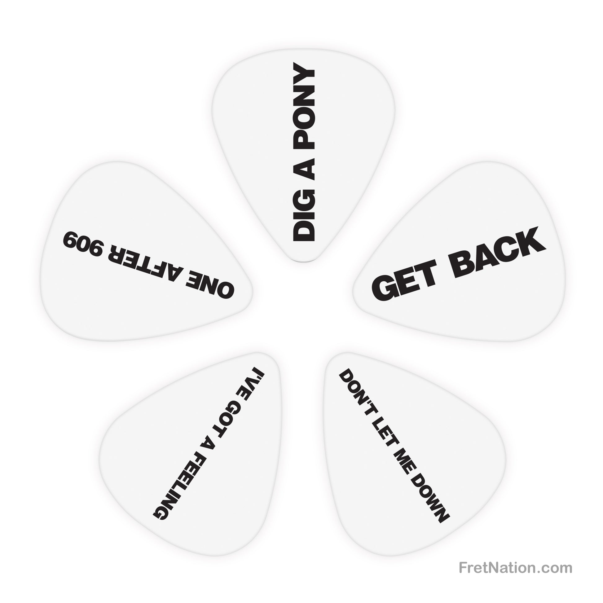 D'Addario D'Addario The Beatles Get Back Guitar Picks 10-pack Heavy - 1CWH6-10B8