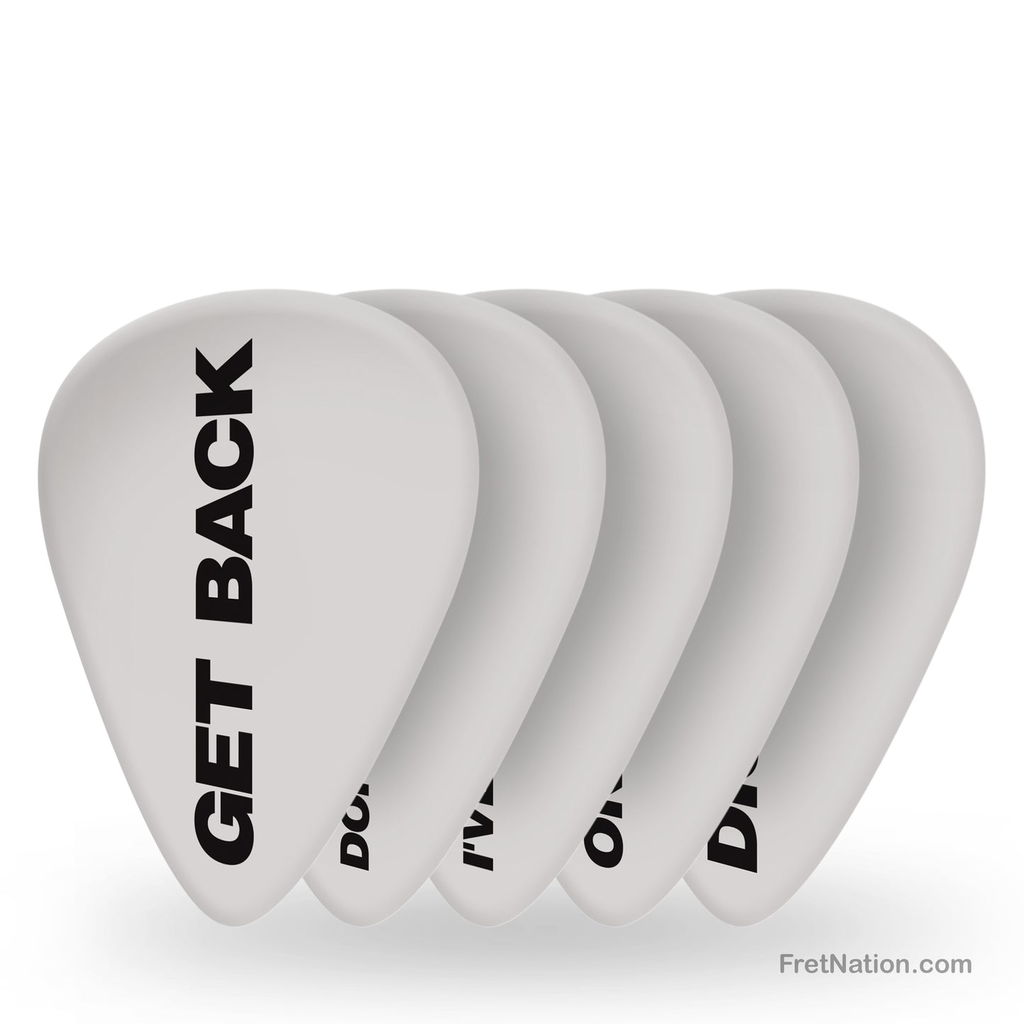 D'Addario D'Addario The Beatles Get Back Guitar Picks 10-pack Heavy - 1CWH6-10B8