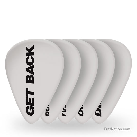 D'Addario D'Addario The Beatles Get Back Guitar Picks 10-pack Heavy - 1CWH6-10B8