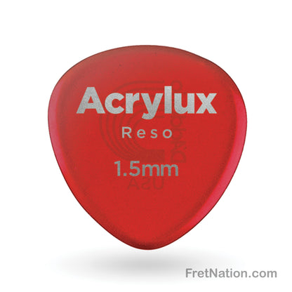 D'Addario D'Addario Acrylux Reso Mandolin Pick, 1.5MM, 25-Pack - 2AR7-25