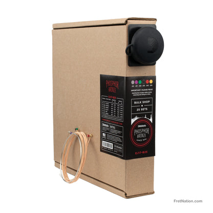 D'Addario D'Addario Phosphor Bronze Acoustic Guitar Bulk 25-Pack - 6-String 13-56 Medium EJ17-B25