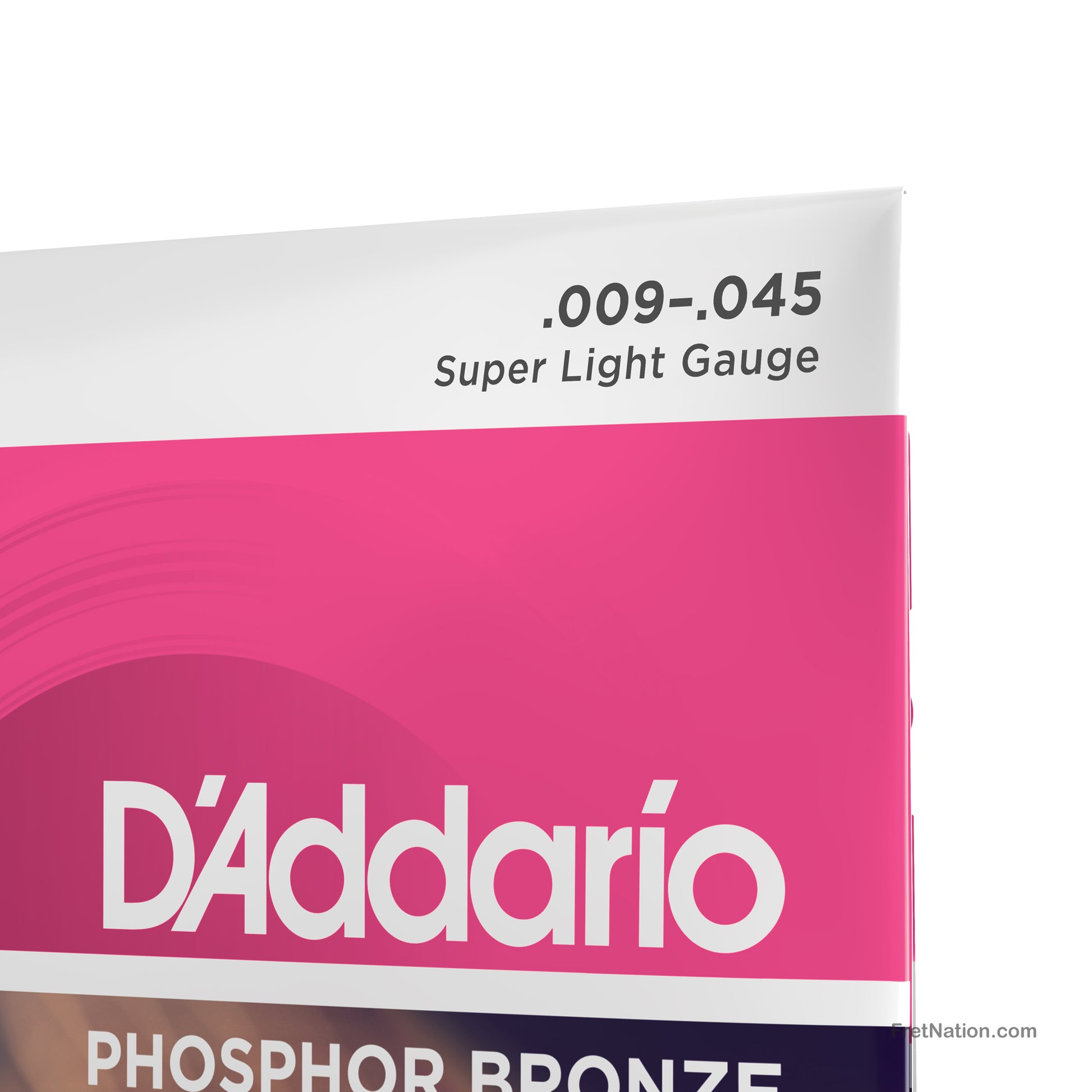 D'Addario D'Addario Phosphor Bronze Acoustic Guitar Strings - 6-String 09-45 Super Light EJ23