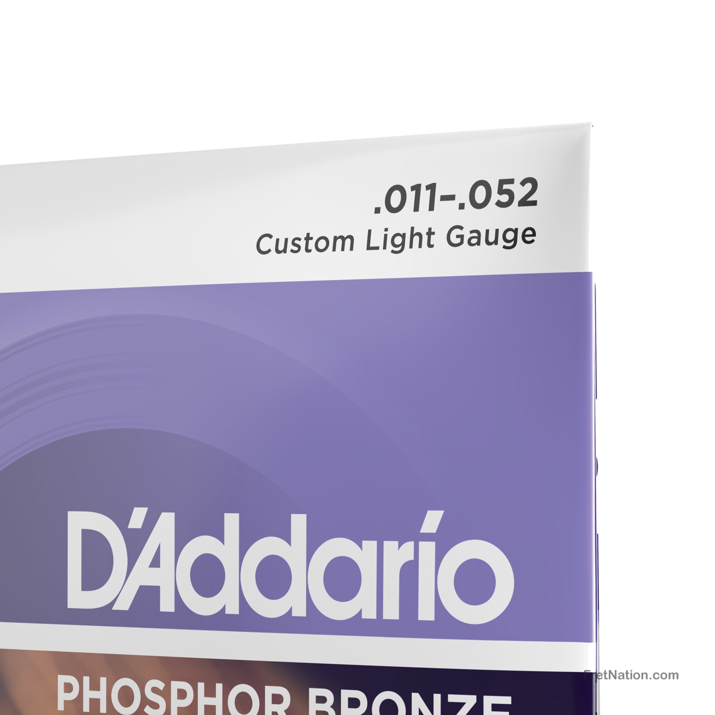 D'Addario D'Addario Phosphor Bronze Acoustic Guitar Strings - 6-String 11-52 Custom Light EJ26