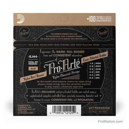 D'Addario D'Addario Pro-Arte Nylon Classical Guitar Strings - 29-45 Extra Hard EJ44