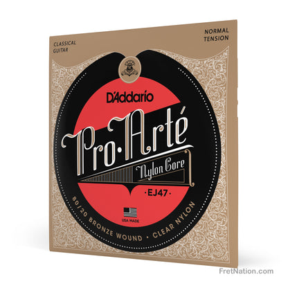 D'Addario D'Addario Pro-Arte Nylon 80/20 Bronze Classical Guitar Strings - 28-43 Normal EJ47