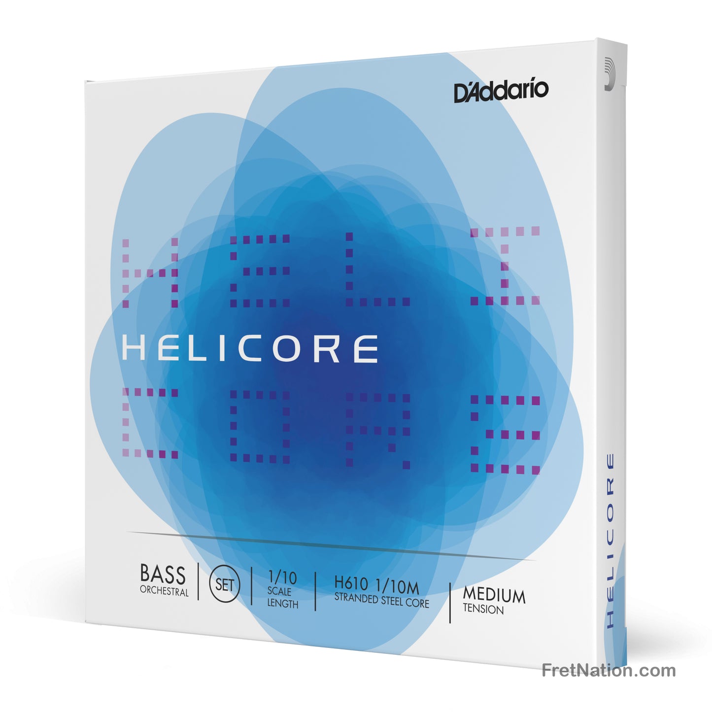 D'Addario D'Addario Helicore 1/10 Scale Orchestral Double Bass String Set - H610 1/10M Medium