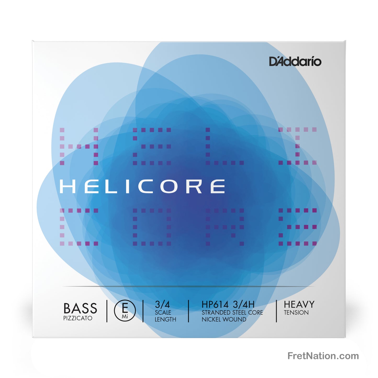 D'Addario D'Addario Helicore Single 3/4 Scale Pizzicato Double Bass E String - HP614 3/4H Heavy
