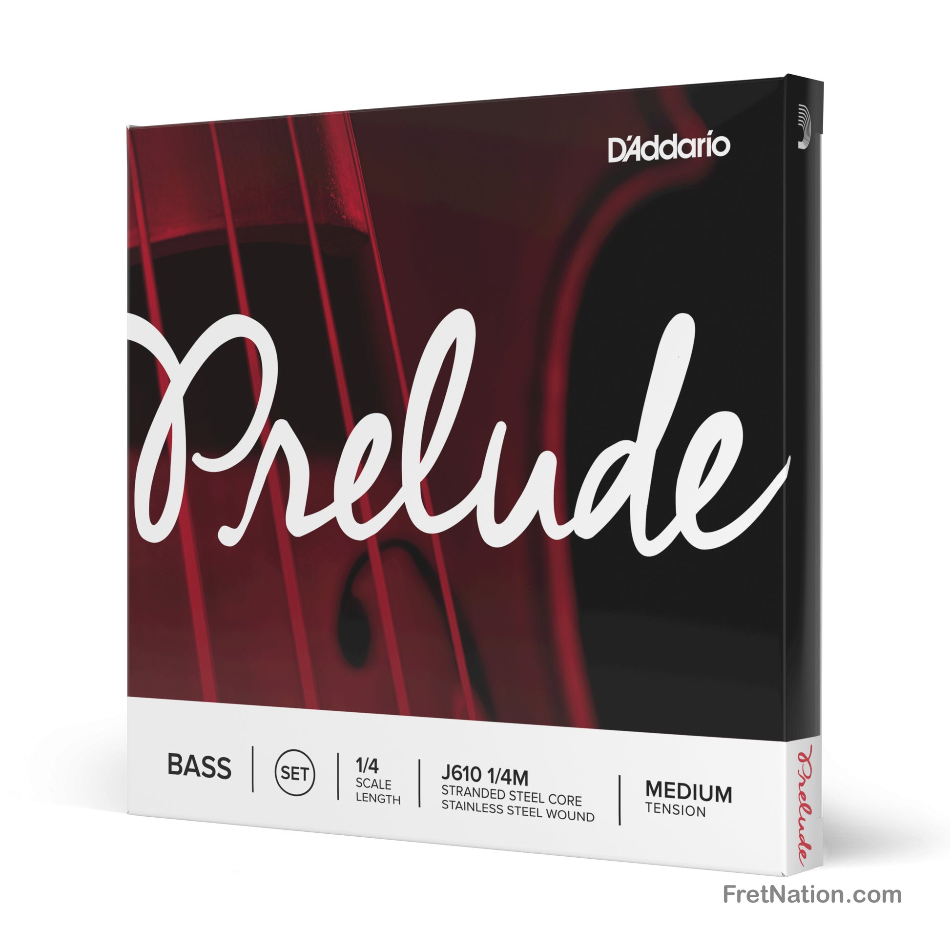 D'Addario D'Addario Prelude 1/4 Scale Double Bass String Set - J610 1/4M Medium