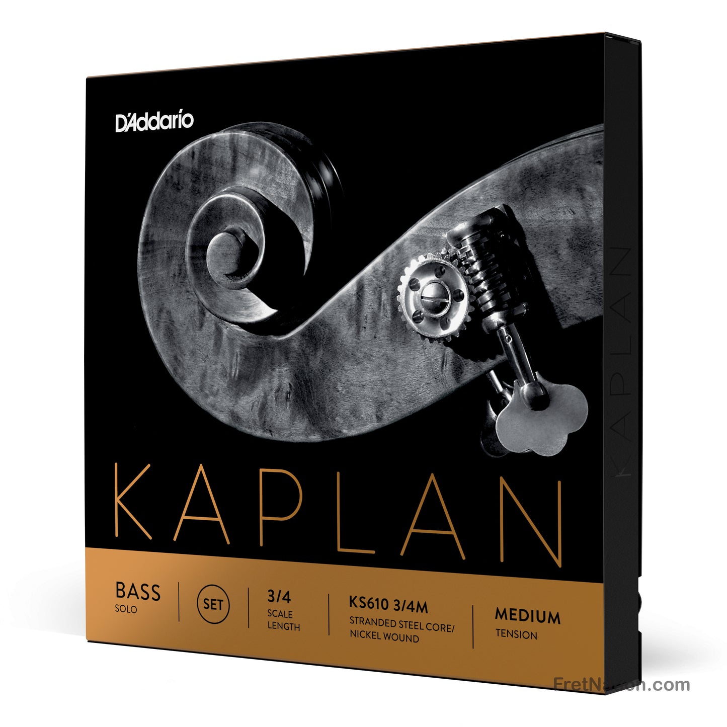 D'Addario D'Addario Kaplan 3/4 Scale Solo Double Bass String Set - KS610 3/4M Medium