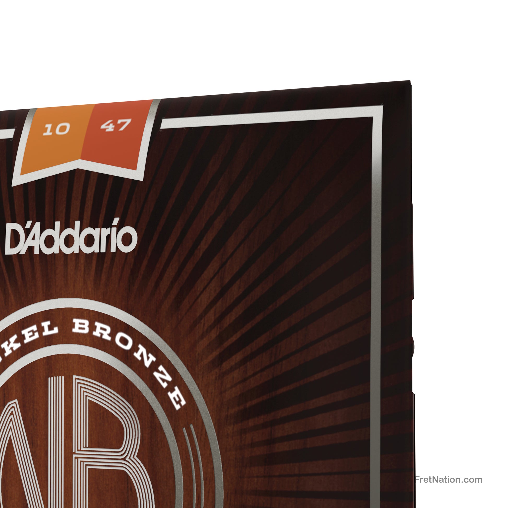D'Addario D'Addario Nickel Bronze Acoustic Guitar Strings - 6-String 10-47 Extra Light NB1047