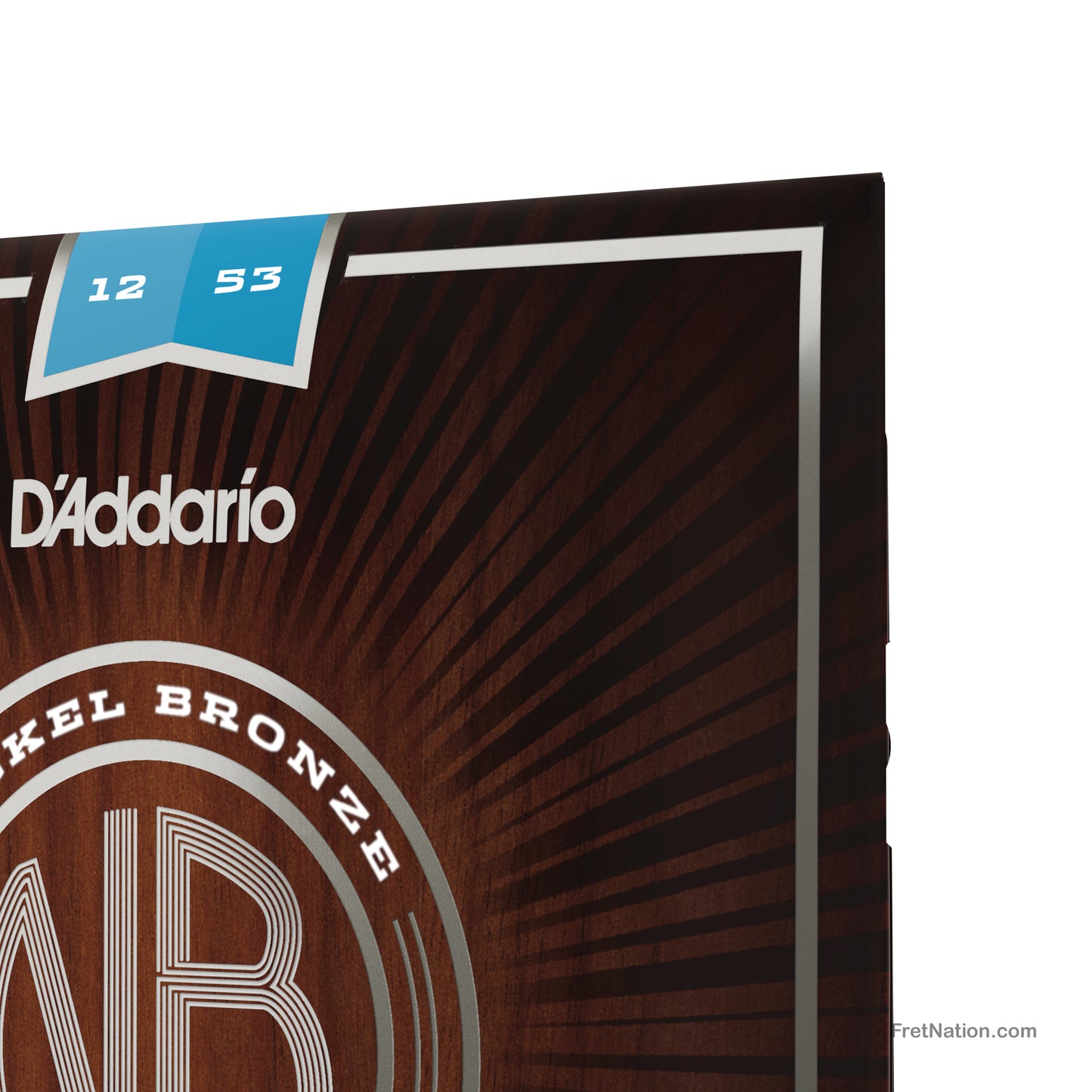 D'Addario D'Addario Nickel Bronze Acoustic Guitar Strings - 6-String 12-53 Light NB1253