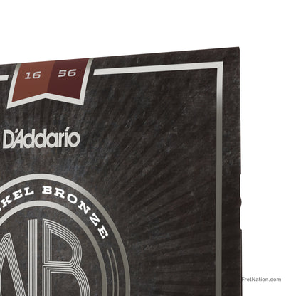 D'Addario D'Addario Nickel Bronze Resophonic Guitar Strings - 6-String 16-56 Medium NB1656