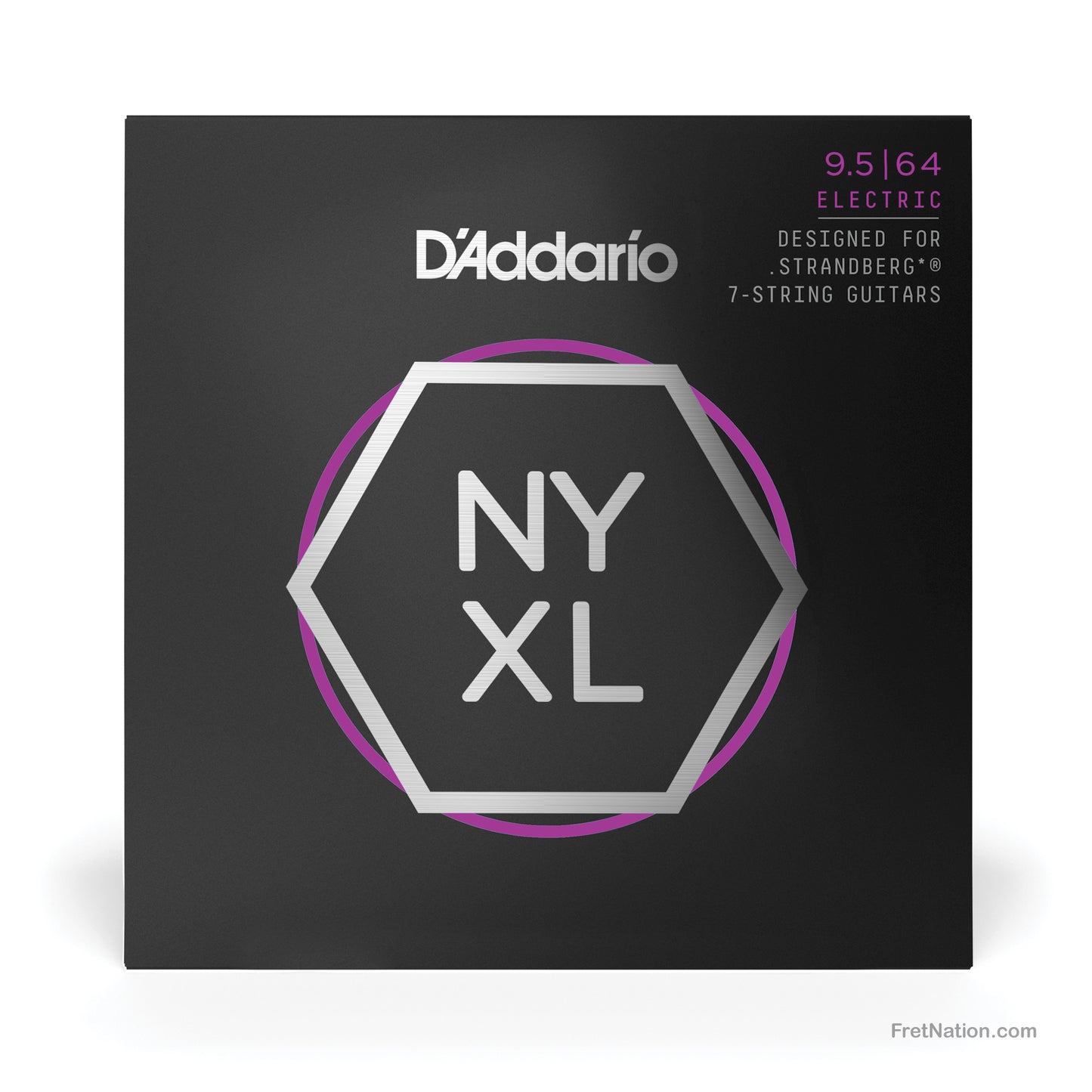 D'Addario D'Addario NYXL Electric Guitar String Set - 7-String 09.5-64 Strandberg NYXL09564SB