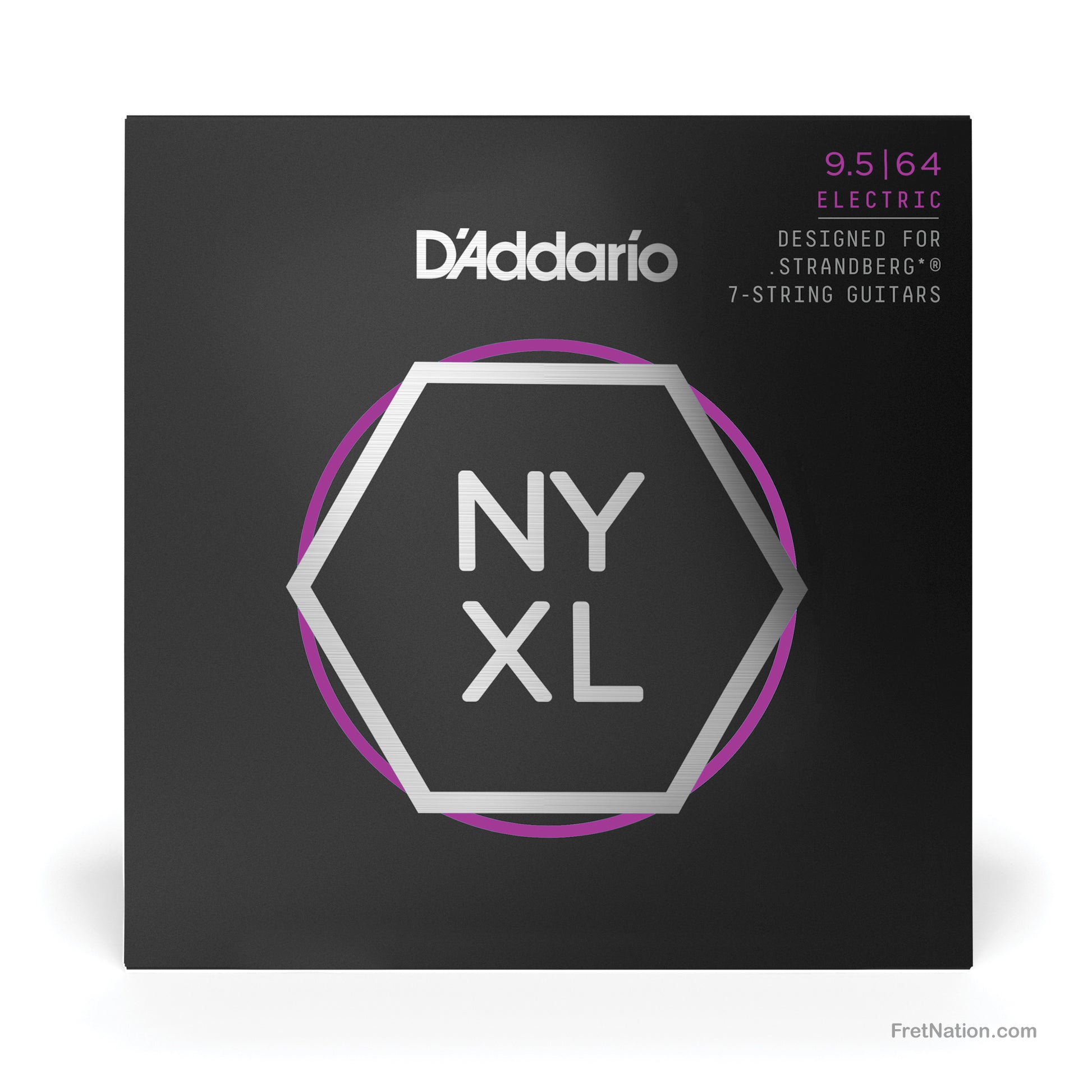 D'Addario D'Addario NYXL Electric Guitar String Set - 7-String 09.5-64 Strandberg NYXL09564SB