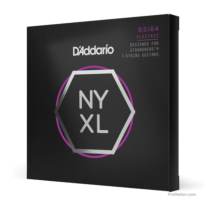 D'Addario D'Addario NYXL Electric Guitar String Set - 7-String 09.5-64 Strandberg NYXL09564SB