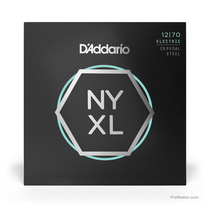 D'Addario D'Addario NYXL Electric Guitar String Set - Pedal Steel 12-70 Custom Medium C6 NYXL1270PS