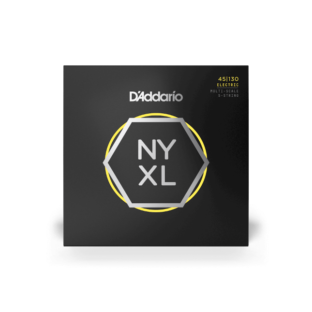 D'Addario D'Addario NYXL Nickel Wound Bass String Set Multi Scale - 5-String 45-130T NYXL45130MS