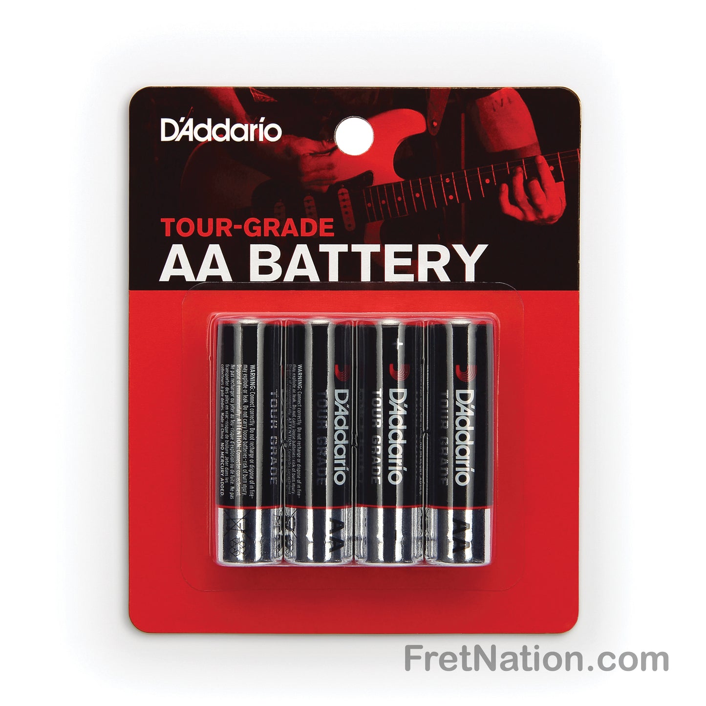 D'Addario D'Addario AA Battery, 4-Pack - PW-AA-04