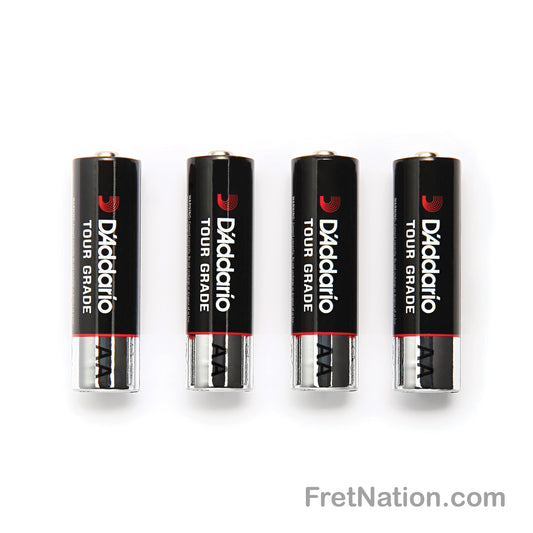 D'Addario D'Addario AA Battery, 4-Pack - PW-AA-04