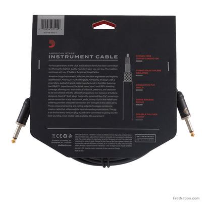 D'Addario D'Addario American Stage Instrument Cable 15-Foot 1/4" - PW-AMSG-15