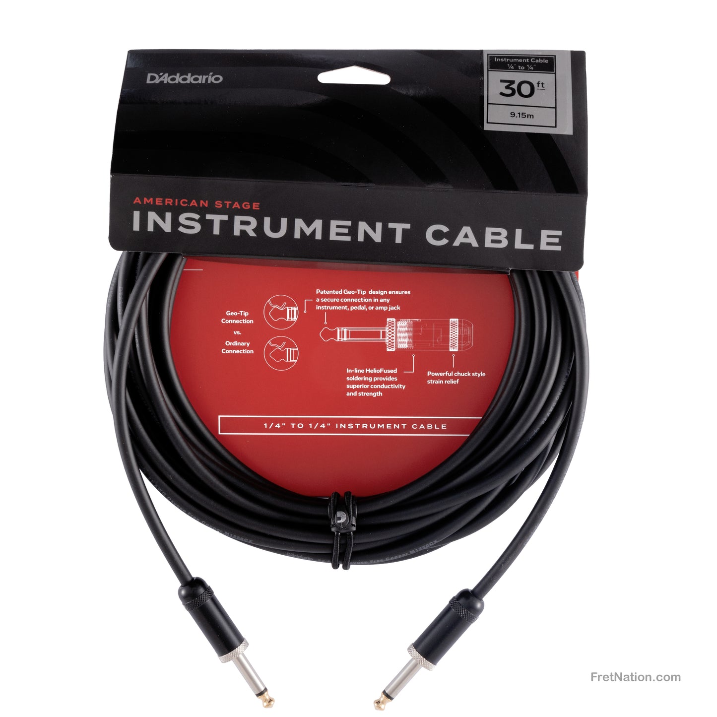 D'Addario D'Addario American Stage Instrument Cable 30-Foot 1/4" - PW-AMSG-30