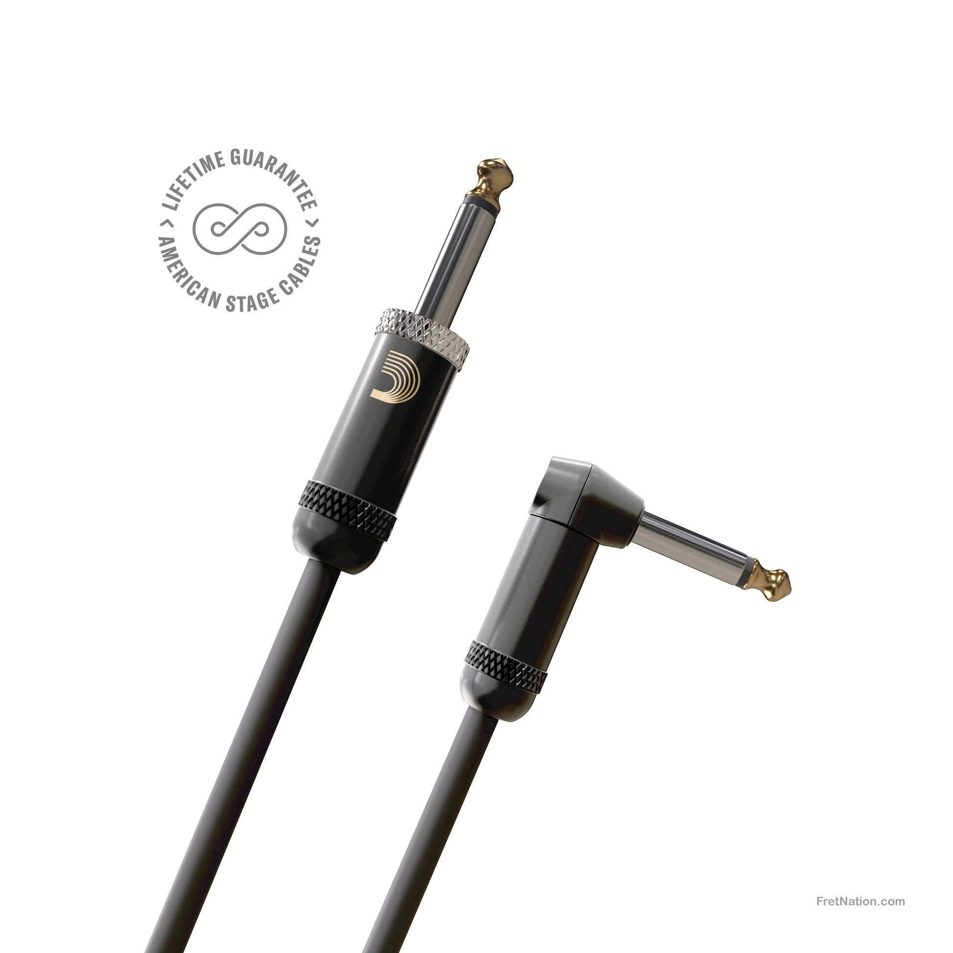 D'Addario D'Addario American Stage Instrument Cable 20-Foot 1/4" - PW-AMSGRA-20