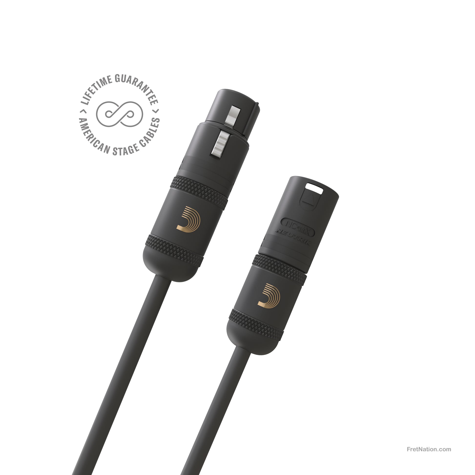 D'Addario D'Addario American Stage XLR Microphone/Powered Speaker Cable 05-Foot - PW-AMSM-05