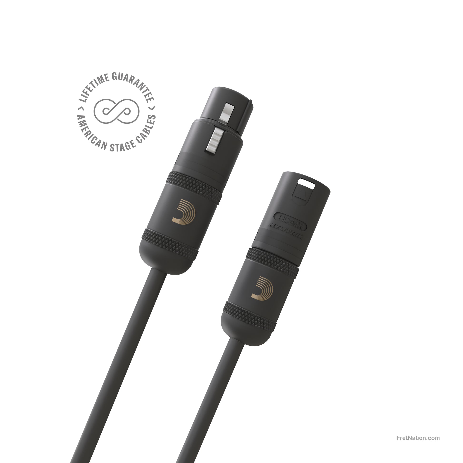 D'Addario D'Addario American Stage XLR Microphone/Powered Speaker Cable 10-Foot - PW-AMSM-10