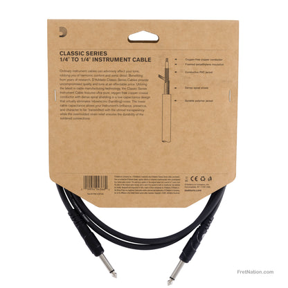 D'Addario D'Addario Classic Series Instrument Cable 05-Foot - PW-CGT-05