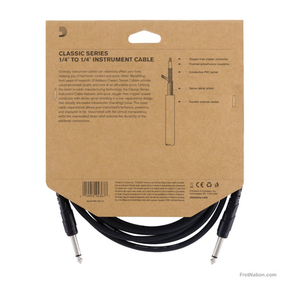 D'Addario D'Addario Classic Series Instrument Cable 10-Foot - PW-CGT-10