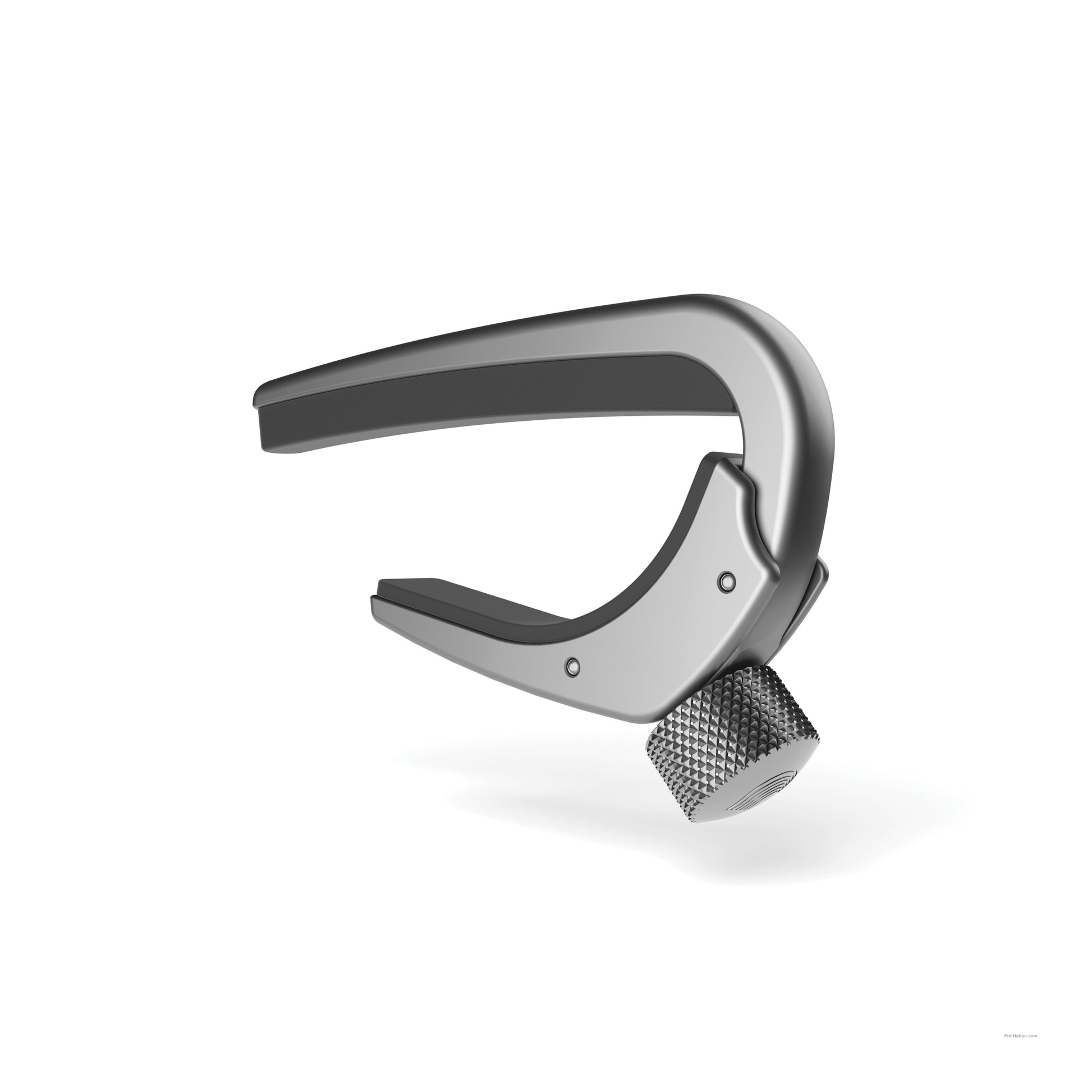 D'Addario D'Addario Pro Capo Acoustic Guitar and Electric Guitar - PW-CP-02S Silver