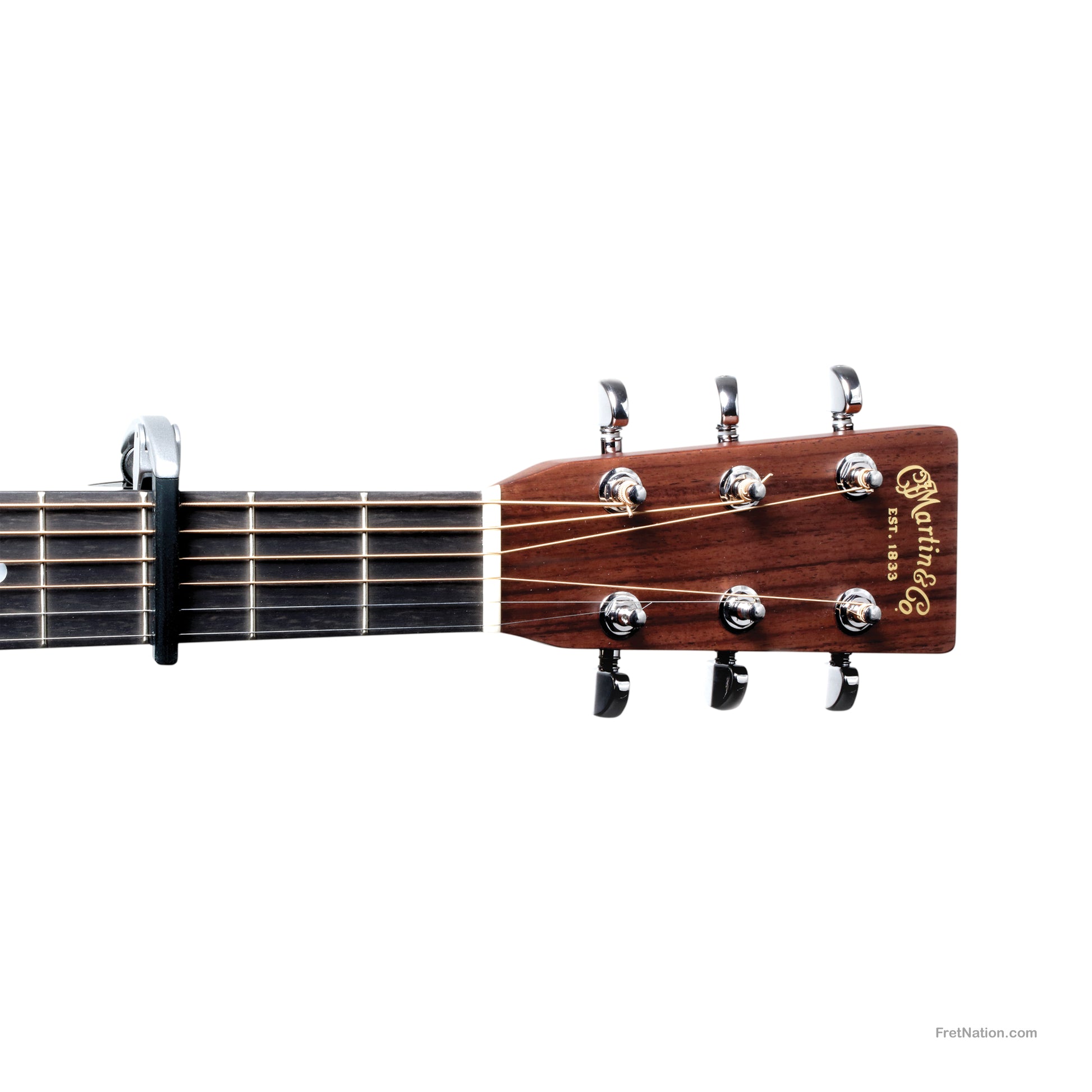 D'Addario D'Addario Tri-Action Capo Acoustic Guitar Electric Guitar - PW-CP-09S Silver