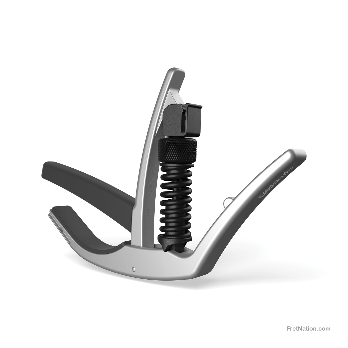 D'Addario D'Addario Artist Guitar Capo Acoustic Guitar and Electric Guitar - PW-CP-10S Silver
