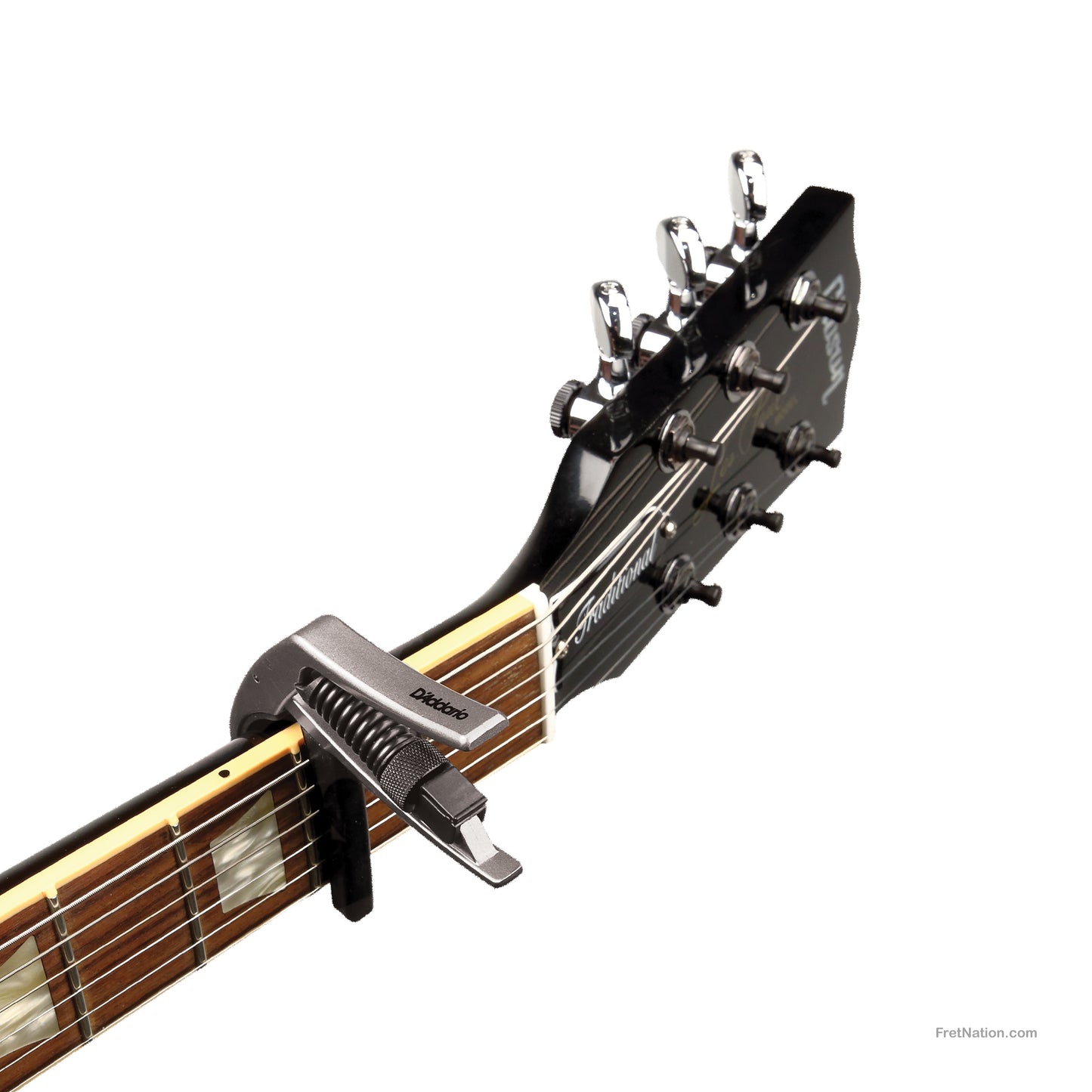 D'Addario D'Addario Artist Guitar Capo Acoustic Guitar and Electric Guitar - PW-CP-10S Silver
