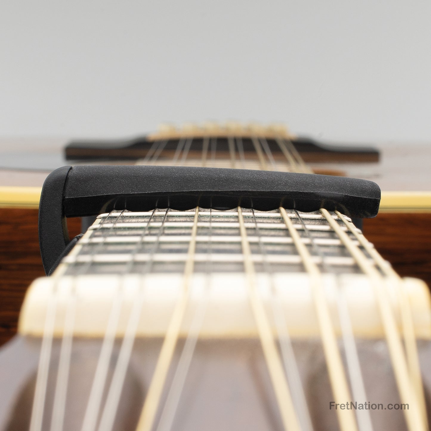 D'Addario D'Addario Pro Plus Capo Acoustic Guitar Electric Guitar 12 String - PW-CP-19 - Black