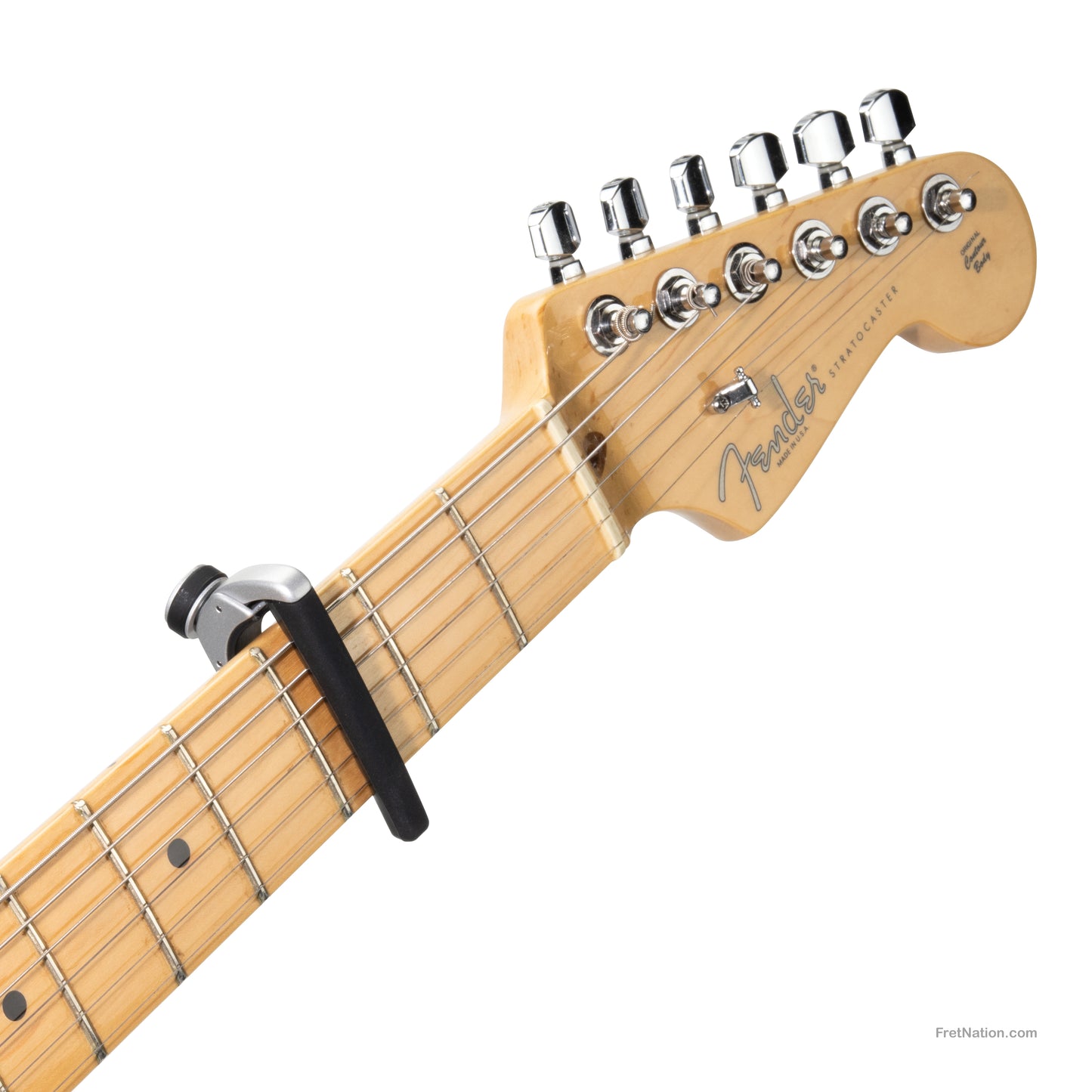D'Addario D'Addario Pro Plus Capo Acoustic Guitar Electric Guitar 12 String - PW-CP-19S - Silver