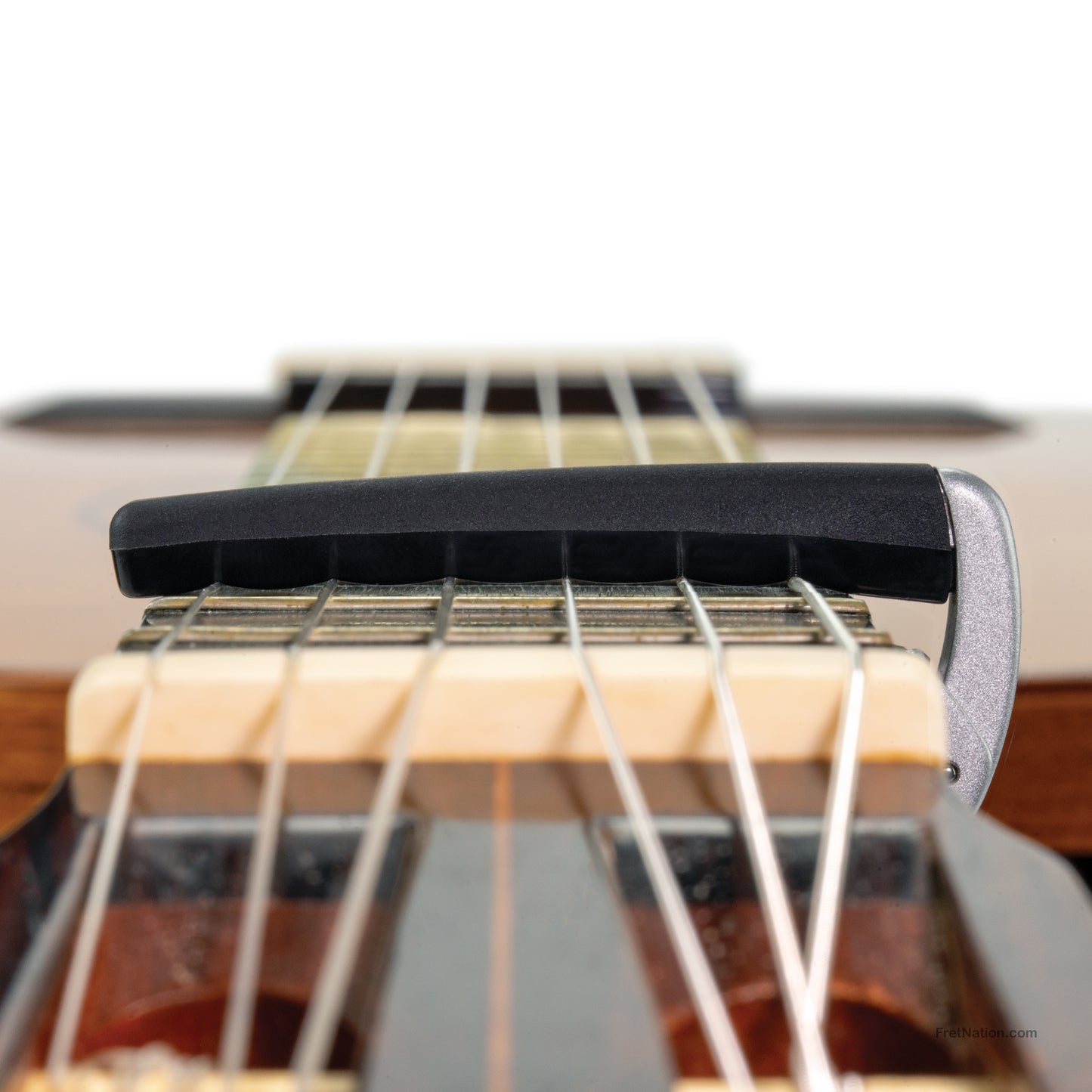 D'Addario D'Addario Pro Plus Capo Acoustic Guitar Electric Guitar 12 String - PW-CP-19S - Silver