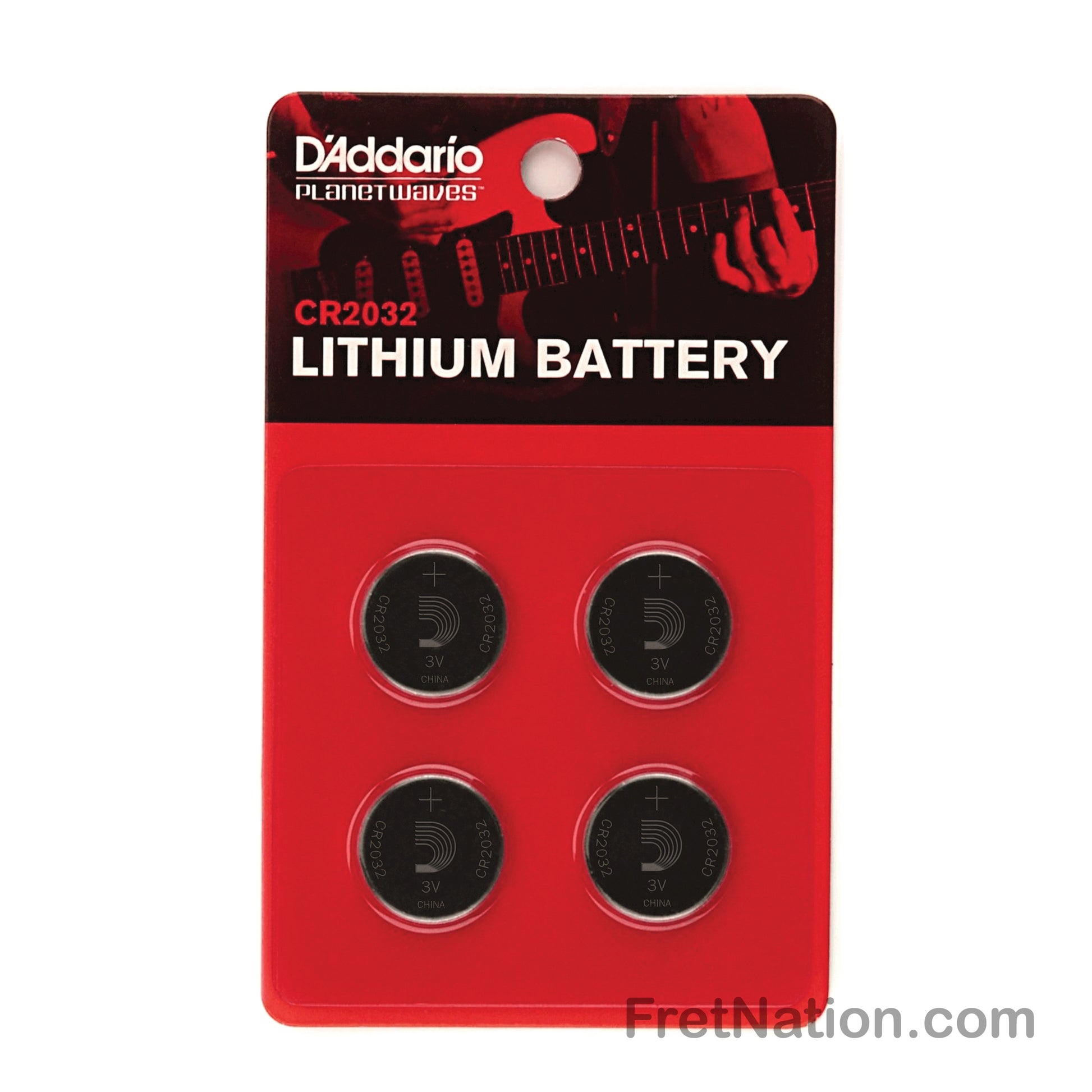 D'Addario D'Addario Lithium Battery 4-Pack - PW-CR2032-04