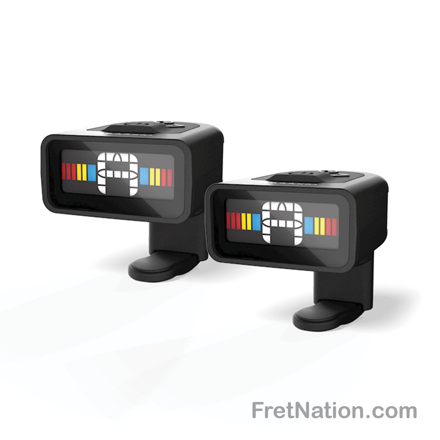 D'Addario D'Addario Micro Headstock Guitar Tuner Twin Pack - PW-CT-12TP Black
